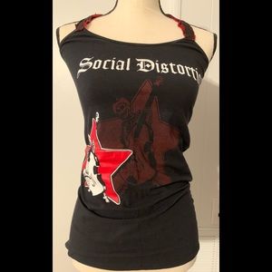 Social Distortion Halter Top